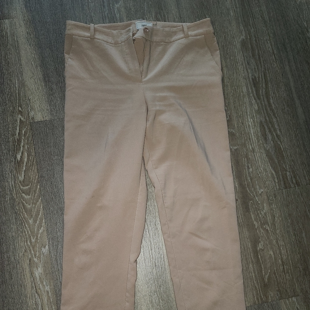 Cream Stretchy Work Pants